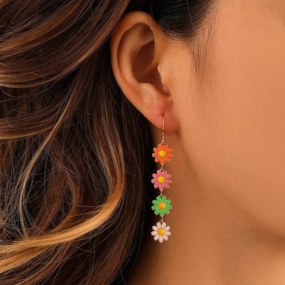 Marguerite | Floral Drop Earrings