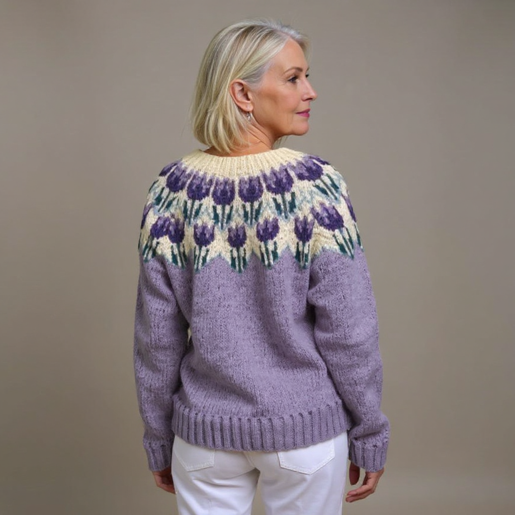 Helen | Lilac Tulip Cardigan