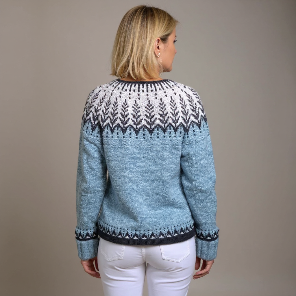 Marilyn | Light Blue Nordic-Inspired Cardigan