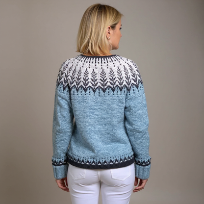 Marilyn | Light Blue Nordic-Inspired Cardigan
