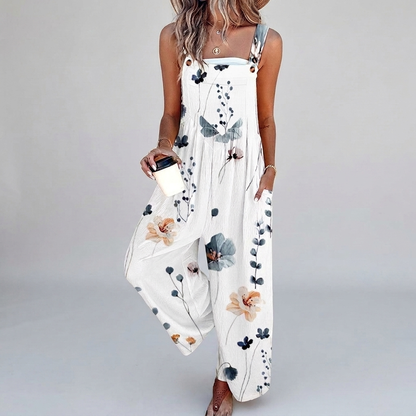 Amelia | Oversized Daisy Dungarees
