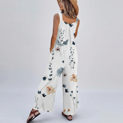 Amelia | Oversized Daisy Dungarees