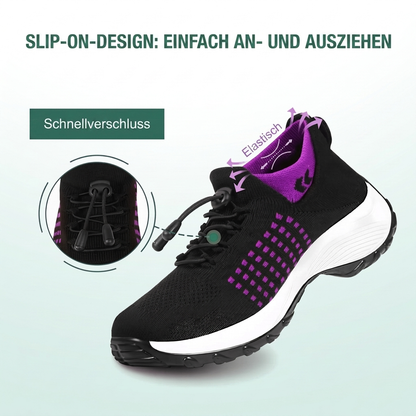 Bryony | Elastic Lace Comfort Trainers