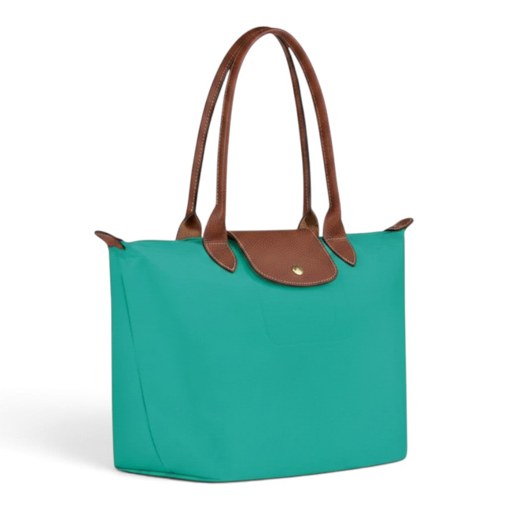 Andrea | Large Turquoise Foldable Tote Bag