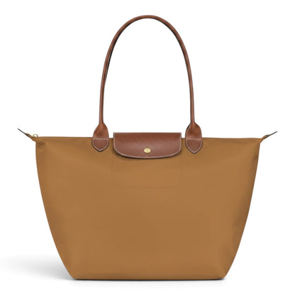 Gail | Large Cognac Brown Foldable Tote Bag