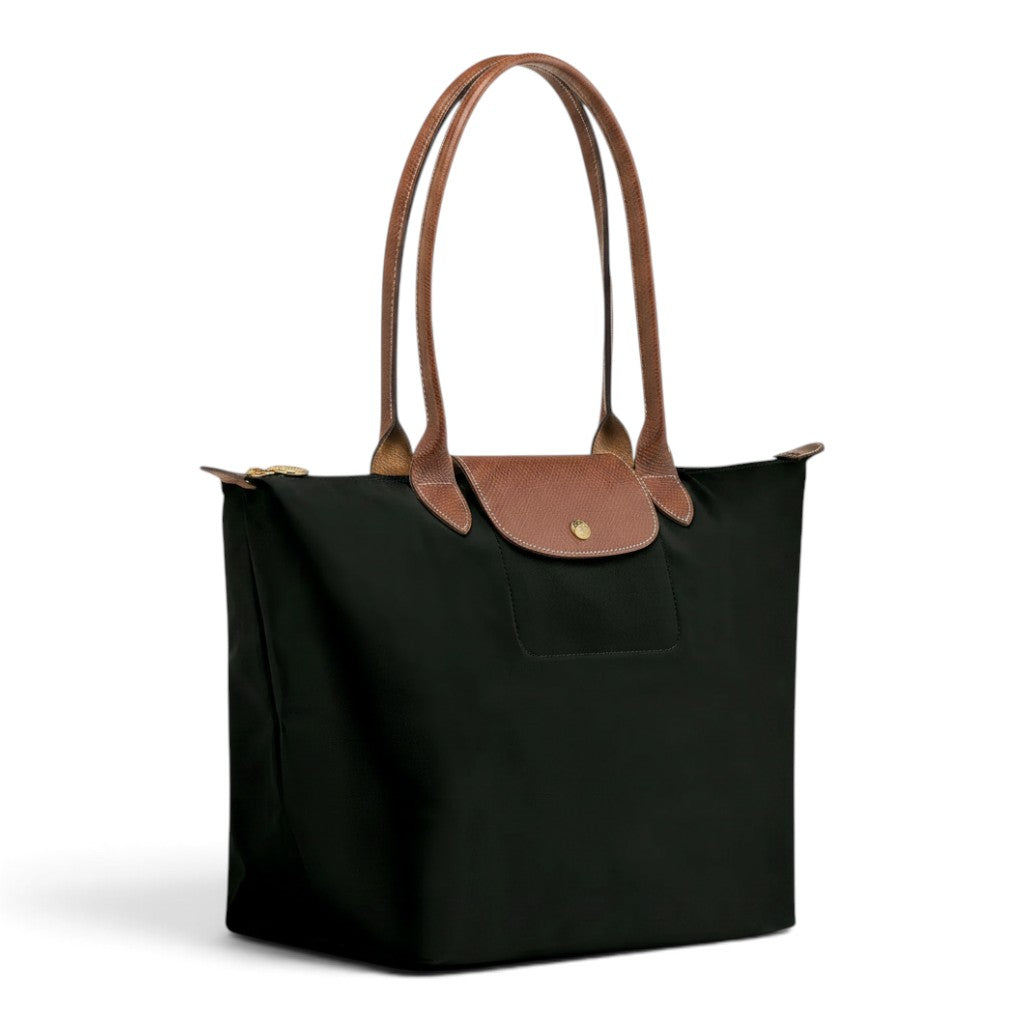 Sadie | Large Black Foldable Tote Bag
