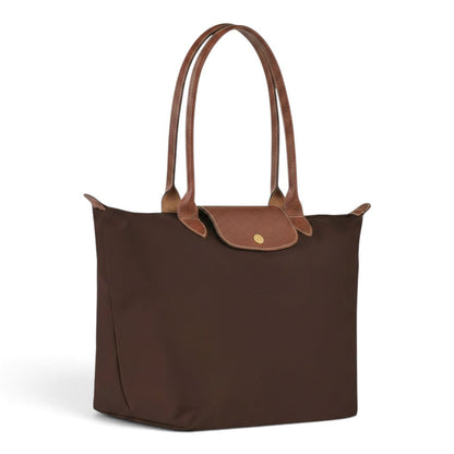 Bridget | Large Dark Brown Foldable Tote Bag