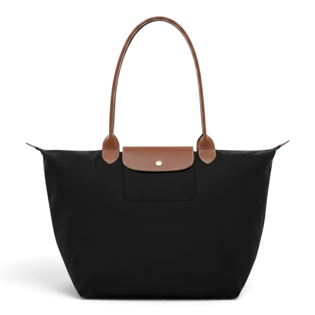 Sadie | Large Black Foldable Tote Bag