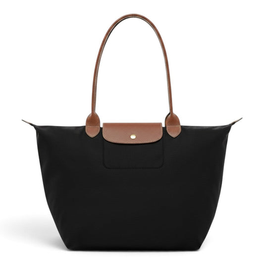 Sadie | Large Black Foldable Tote Bag