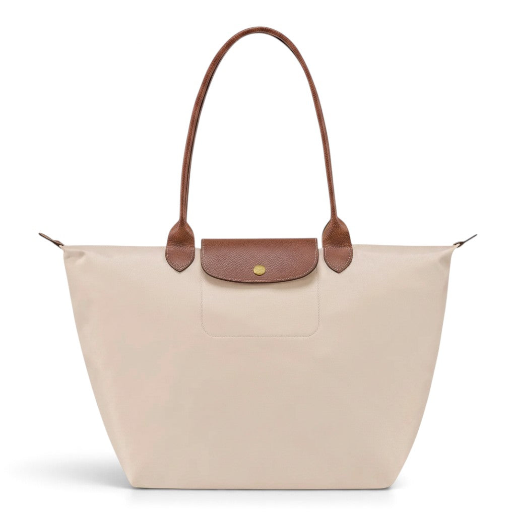 Claudia | Large Cream Foldable Tote Bag