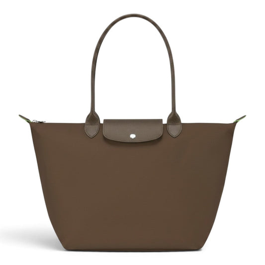 Monica | Large Taupe Foldable Tote Bag