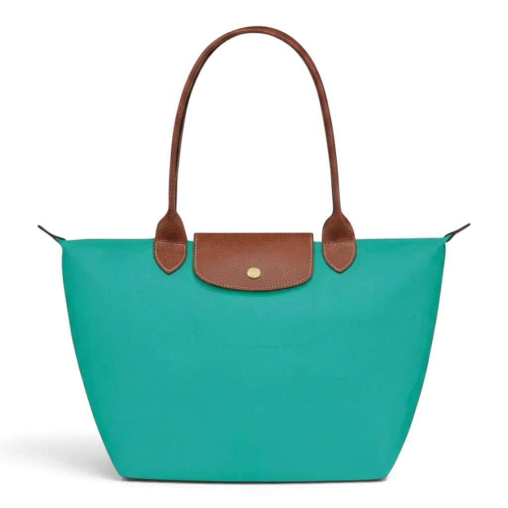 Andrea | Large Turquoise Foldable Tote Bag
