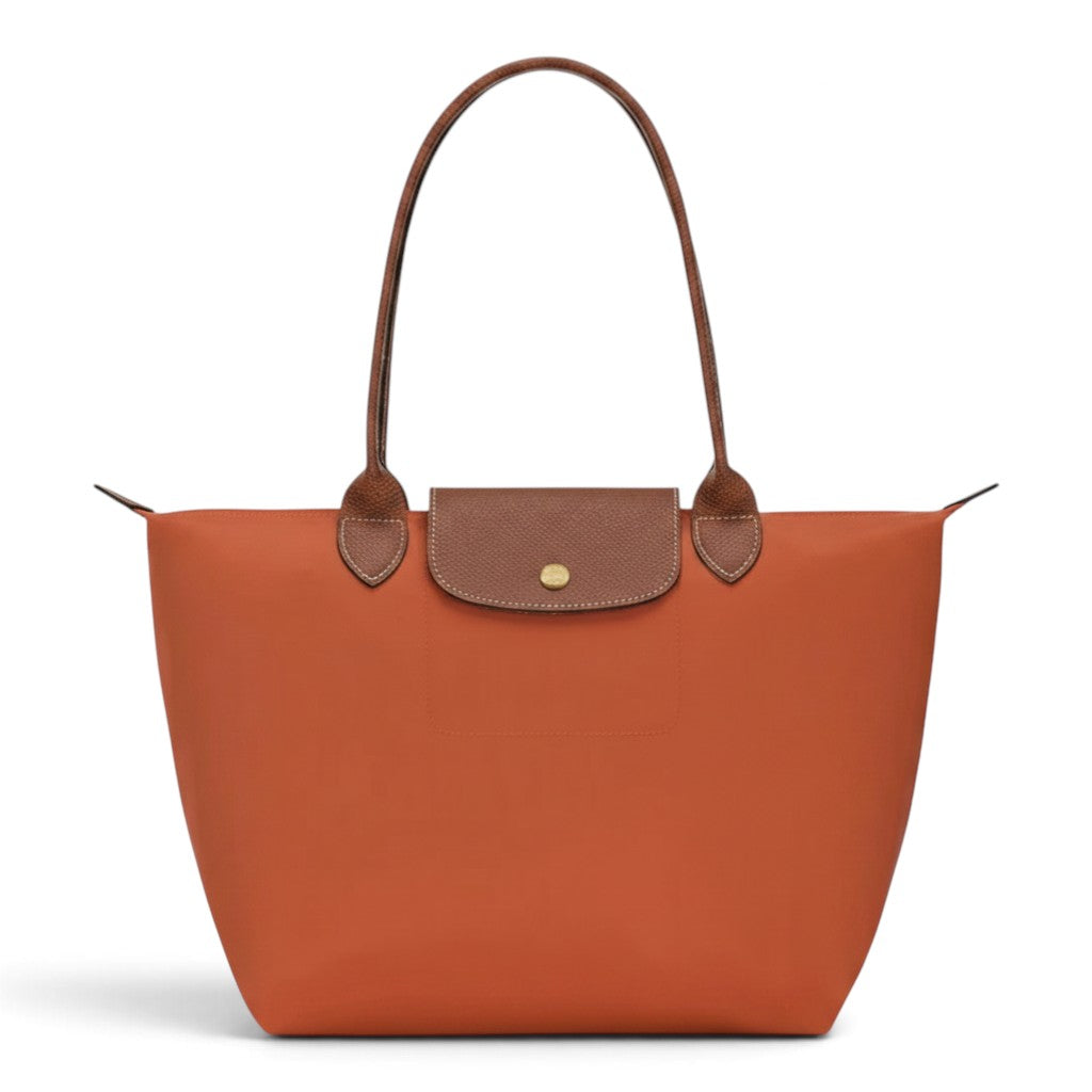 Petra | Large Rust Orange Foldable Tote Bag