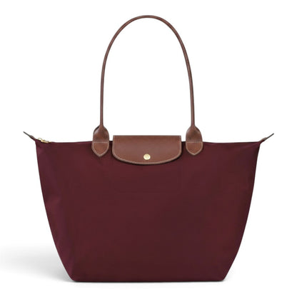 Kathryn | Large Burgundy Foldable Tote Bag