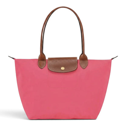 Suzanne | Large Coral Pink Foldable Tote Bag
