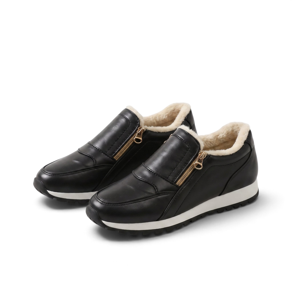 Jennifer | Double-Zip Fleece-Lined Trainers