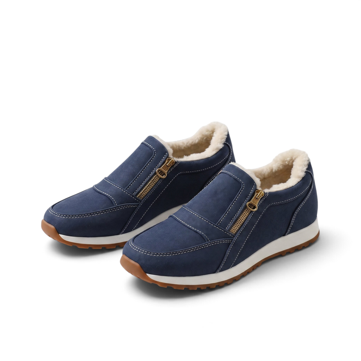 Jennifer | Double-Zip Fleece-Lined Trainers