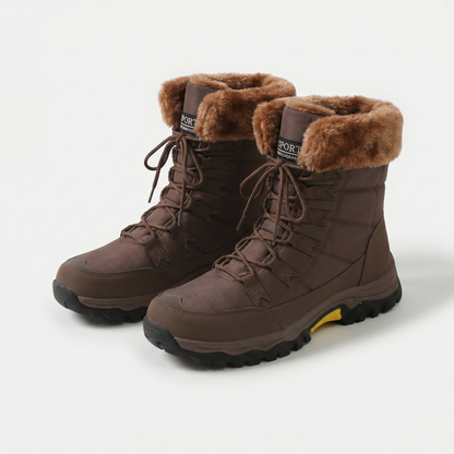 Nicola | Faux-Fur Lined Buckle Winter Boots